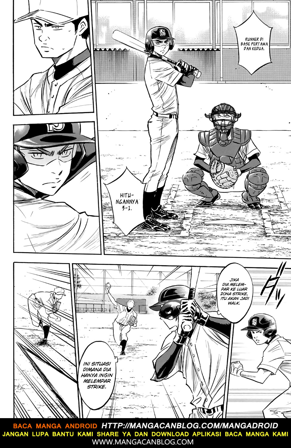 Diamond no Ace Act 2 Bab 137 halaman 6