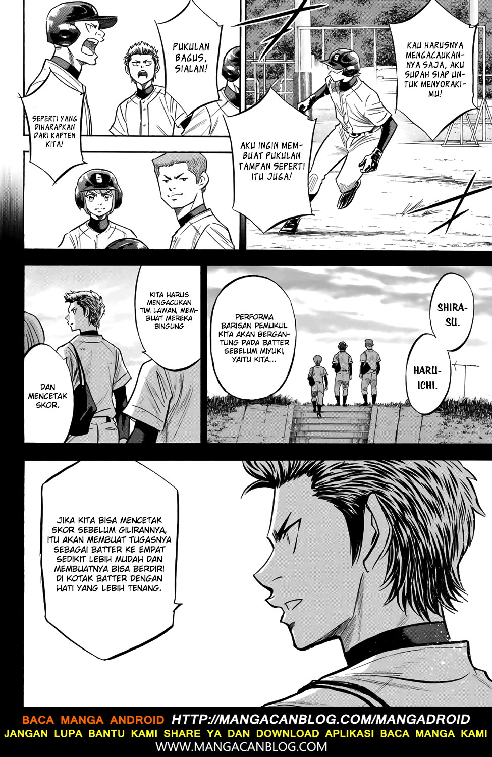 Diamond no Ace Act 2 Bab 137 halaman 8