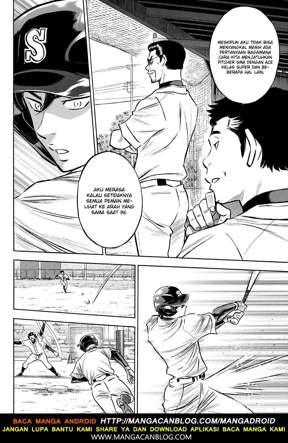 Diamond no Ace Act 2 Bab 137 halaman 14