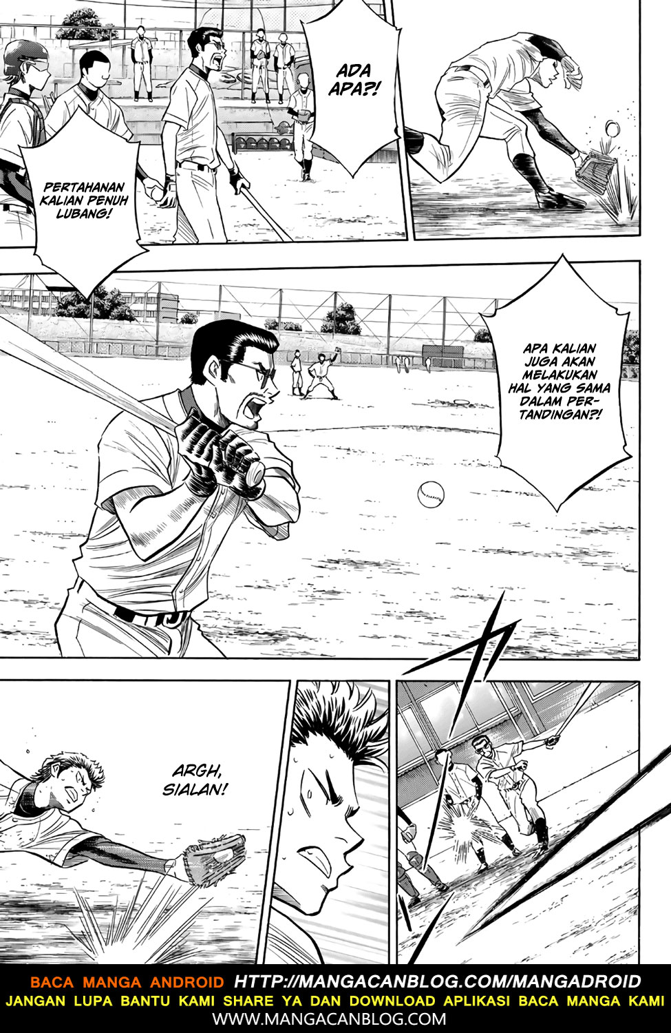 Diamond no Ace Act 2 Bab 137 halaman 19