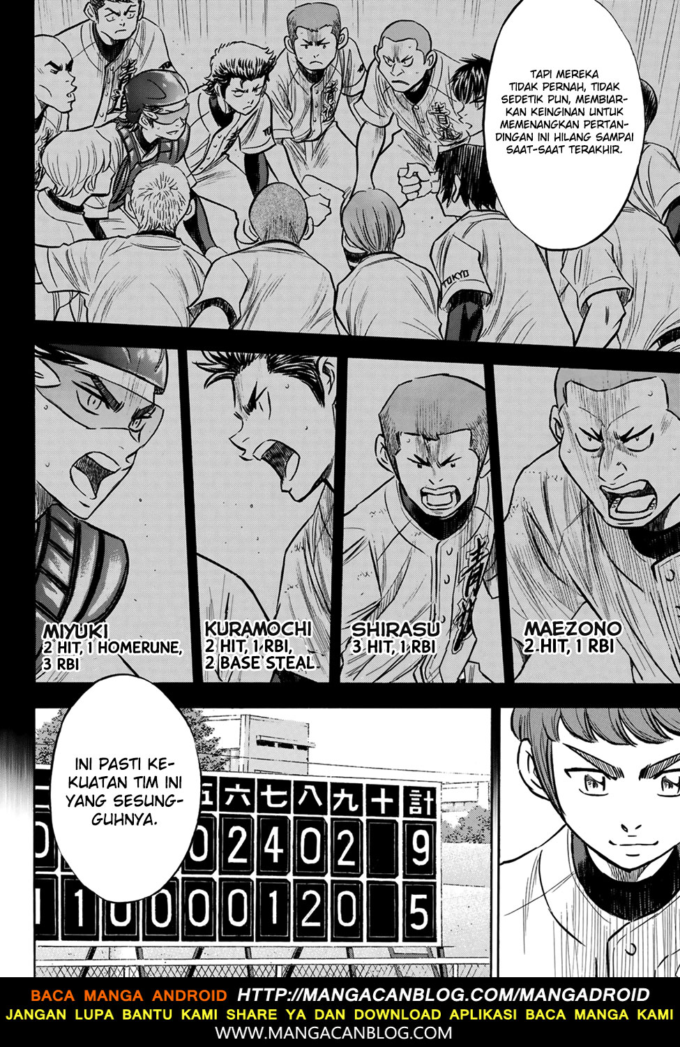 Diamond no Ace Act 2 chapter 139 halaman 14
