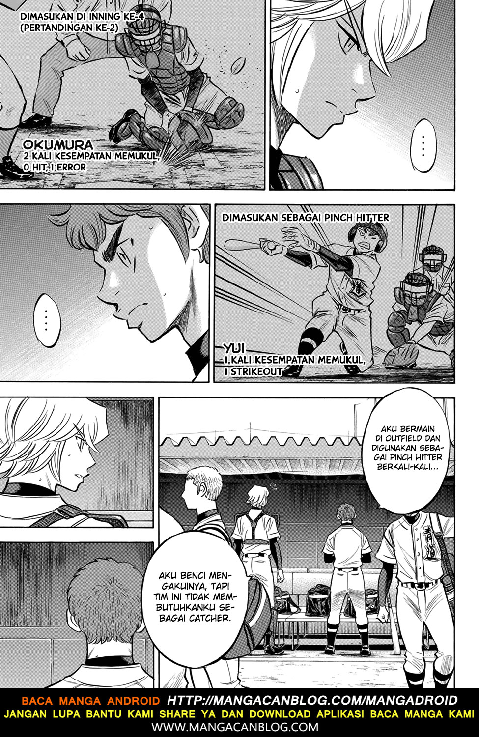Diamond no Ace Act 2 chapter 139 halaman 15