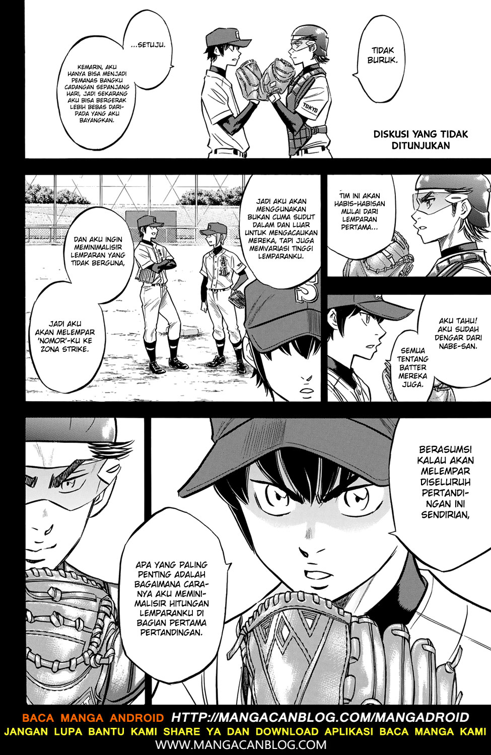 Diamond no Ace Act 2 chapter 140 halaman 4