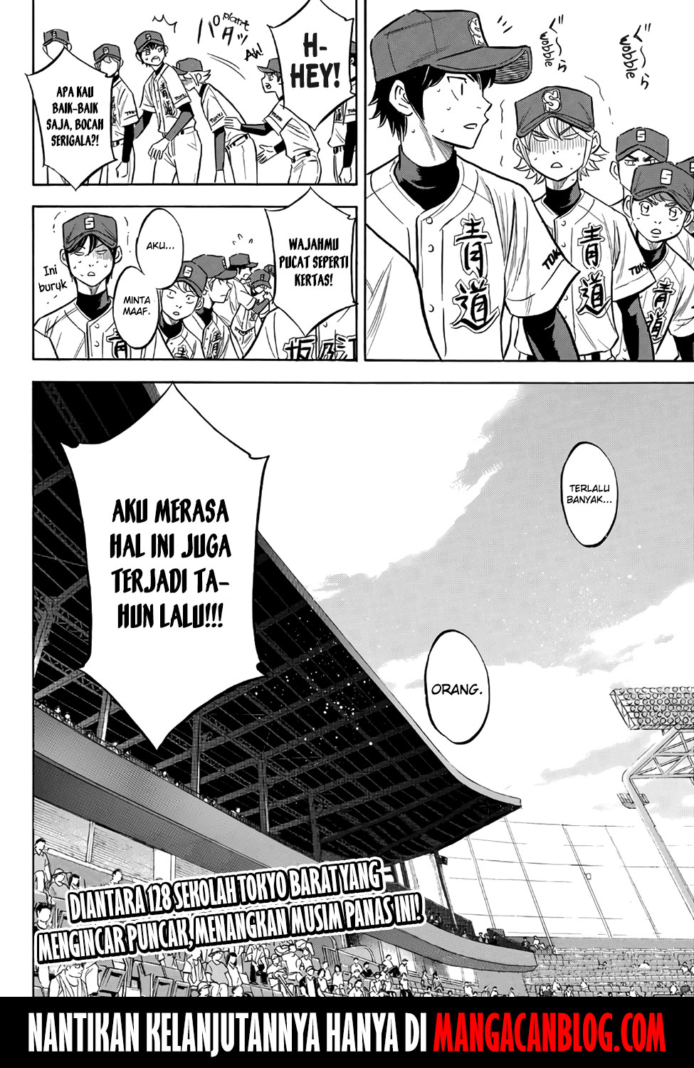 Diamond no Ace Act 2 chapter 142 halaman 19