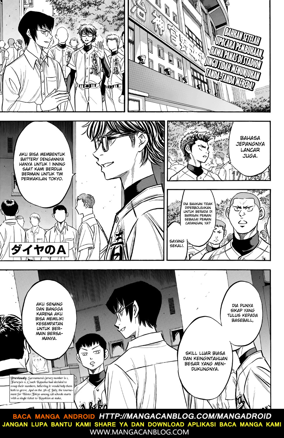 Diamond no Ace Act 2 Bab 143 halaman 1