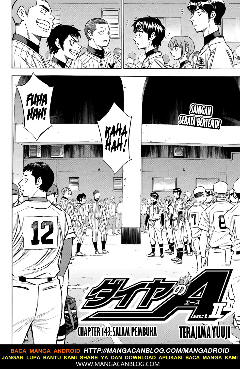 Diamond no Ace Act 2 Bab 143 halaman 2