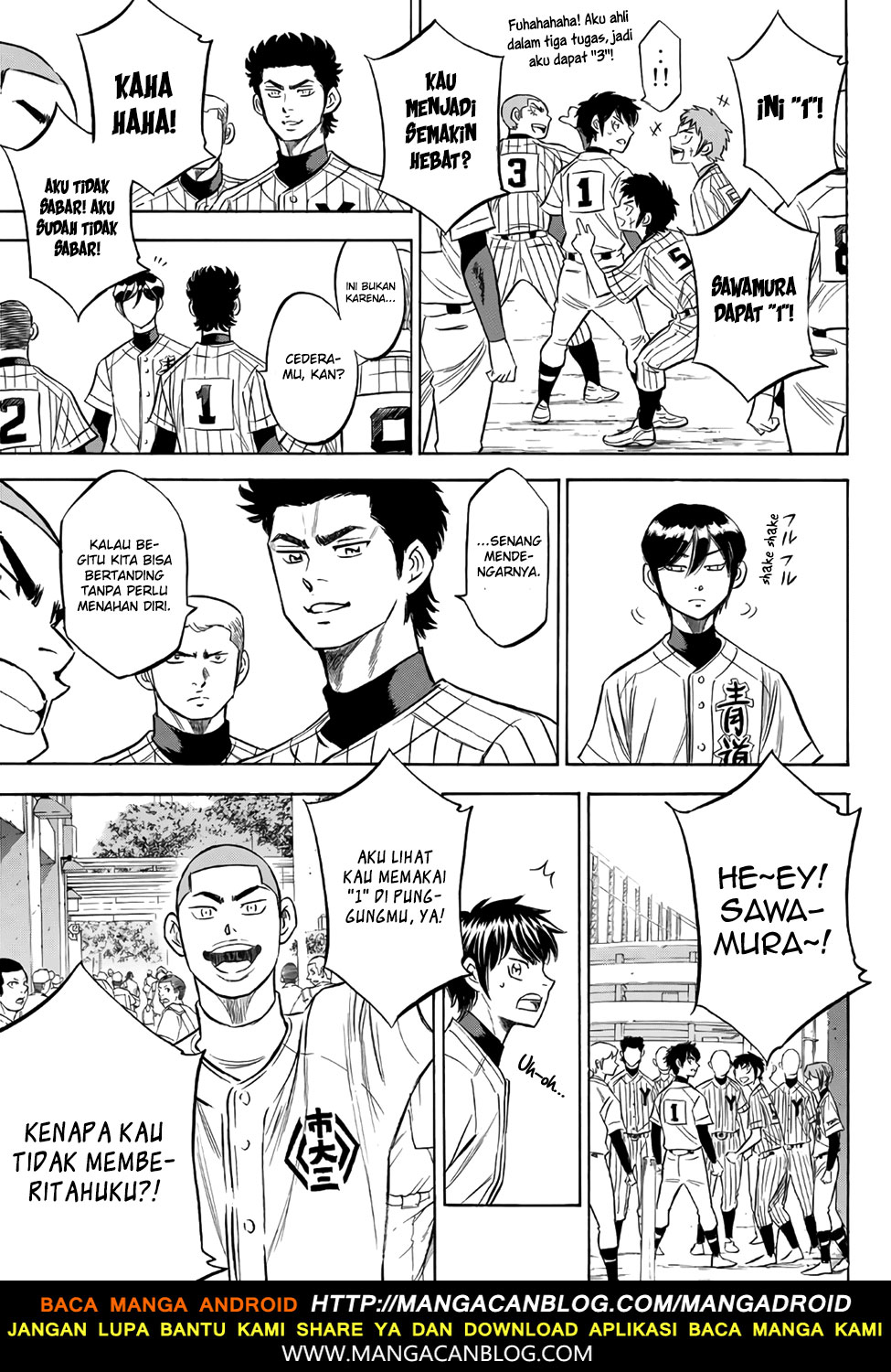 Diamond no Ace Act 2 Bab 143 halaman 3