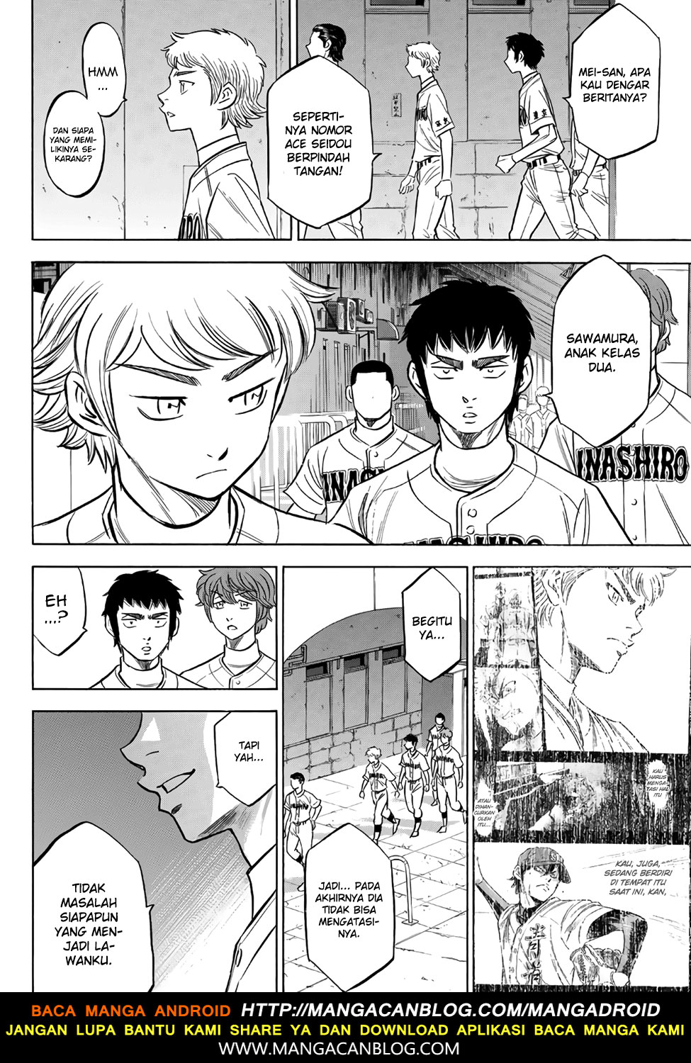 Diamond no Ace Act 2 Bab 143 halaman 6