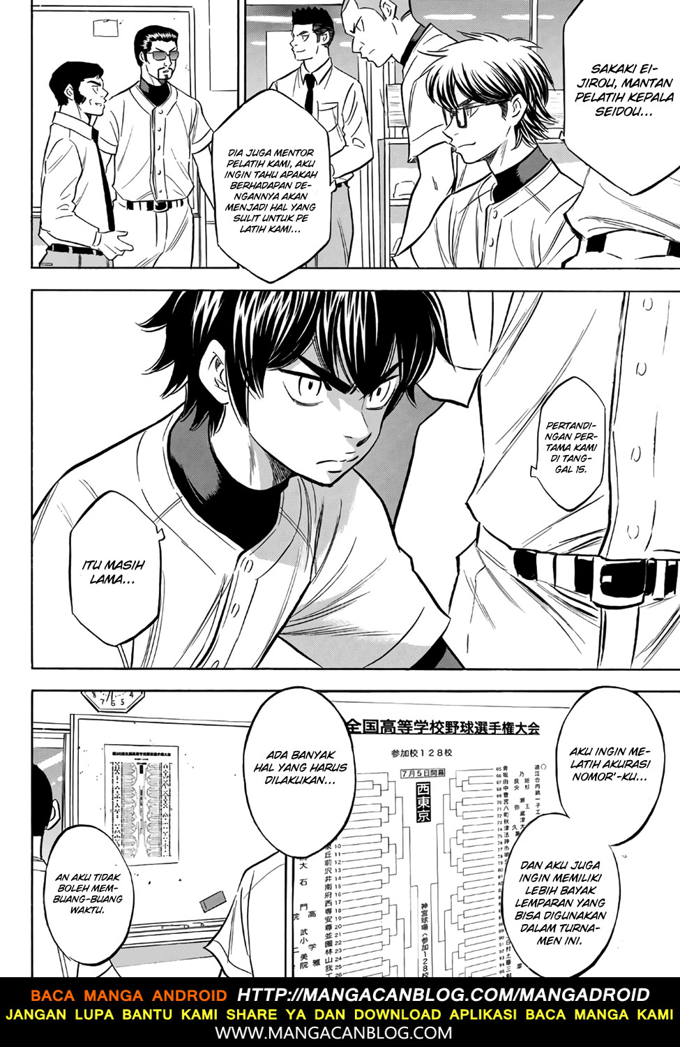 Diamond no Ace Act 2 Bab 143 halaman 10