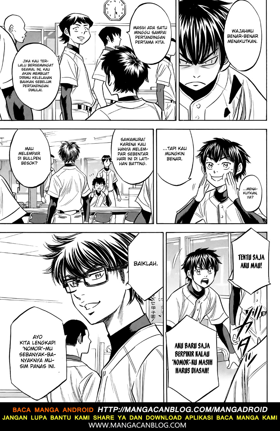 Diamond no Ace Act 2 Bab 143 halaman 11