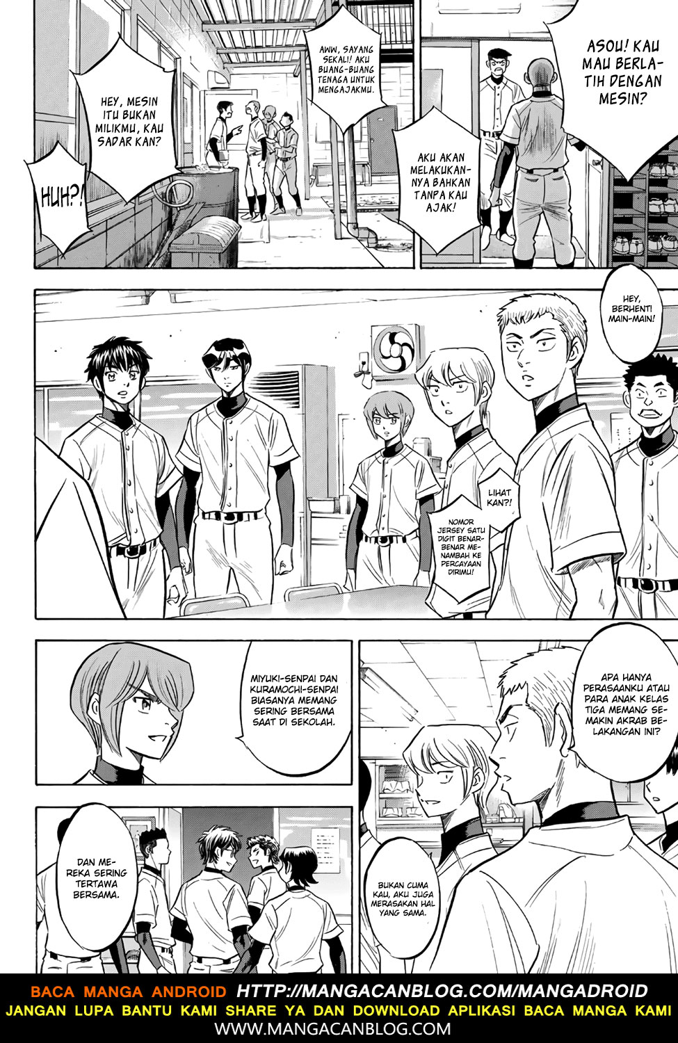 Diamond no Ace Act 2 Bab 143 halaman 14