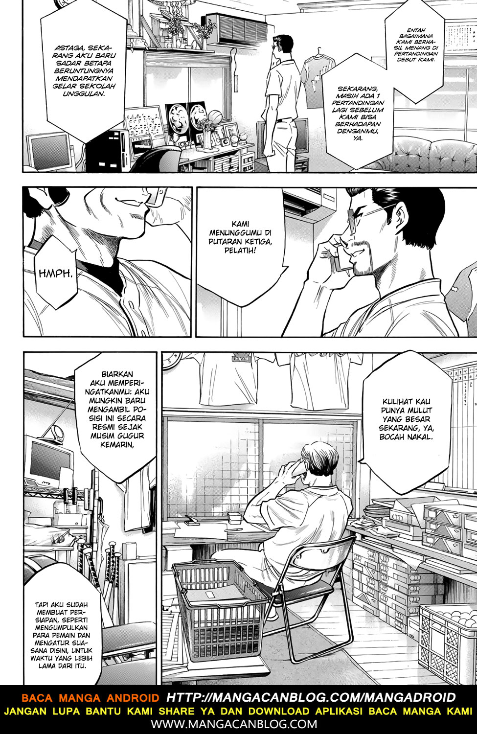 Diamond no Ace Act 2 Bab 143 halaman 18