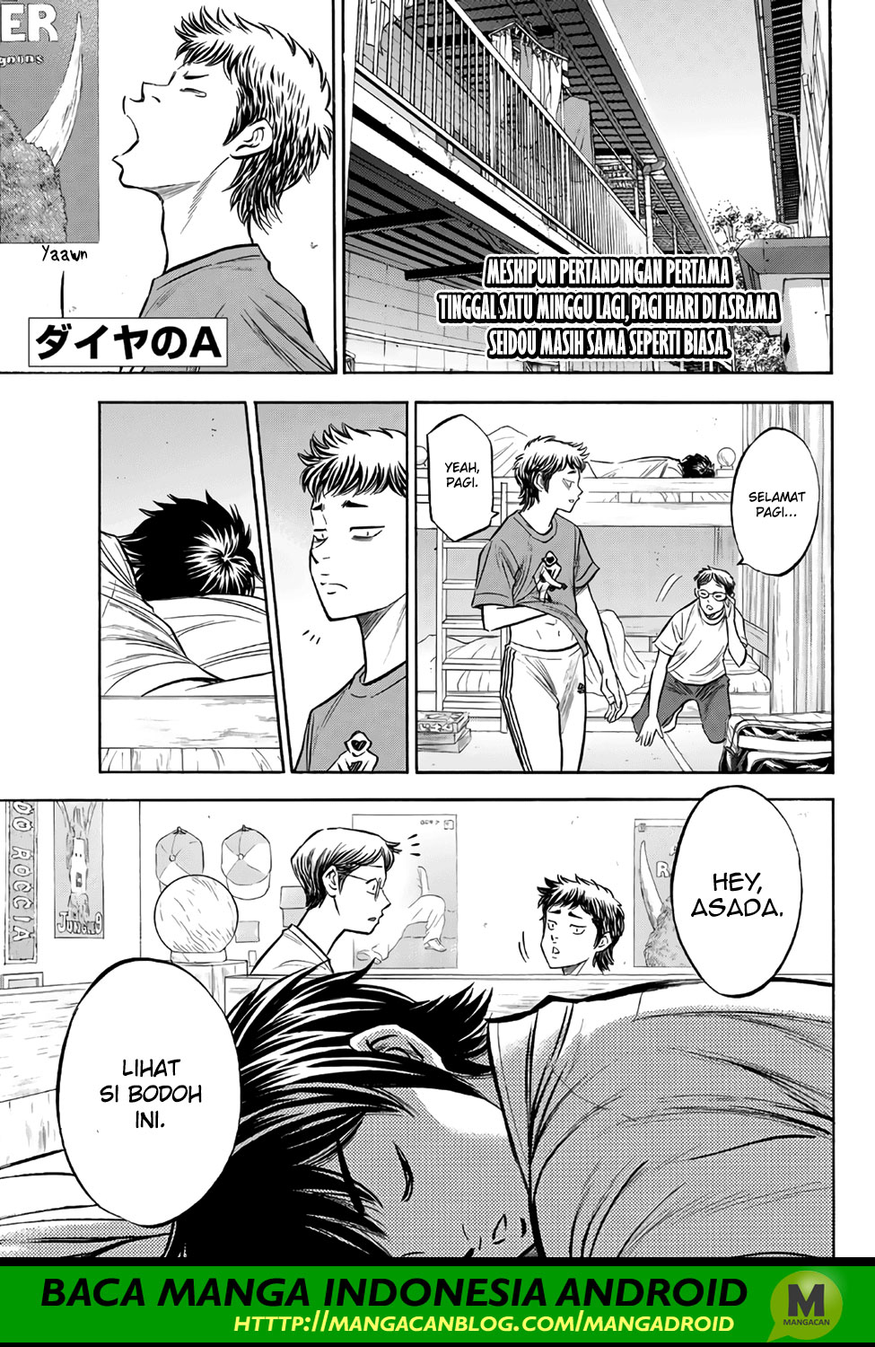 Diamond no Ace Act 2 Bab 144 halaman 1