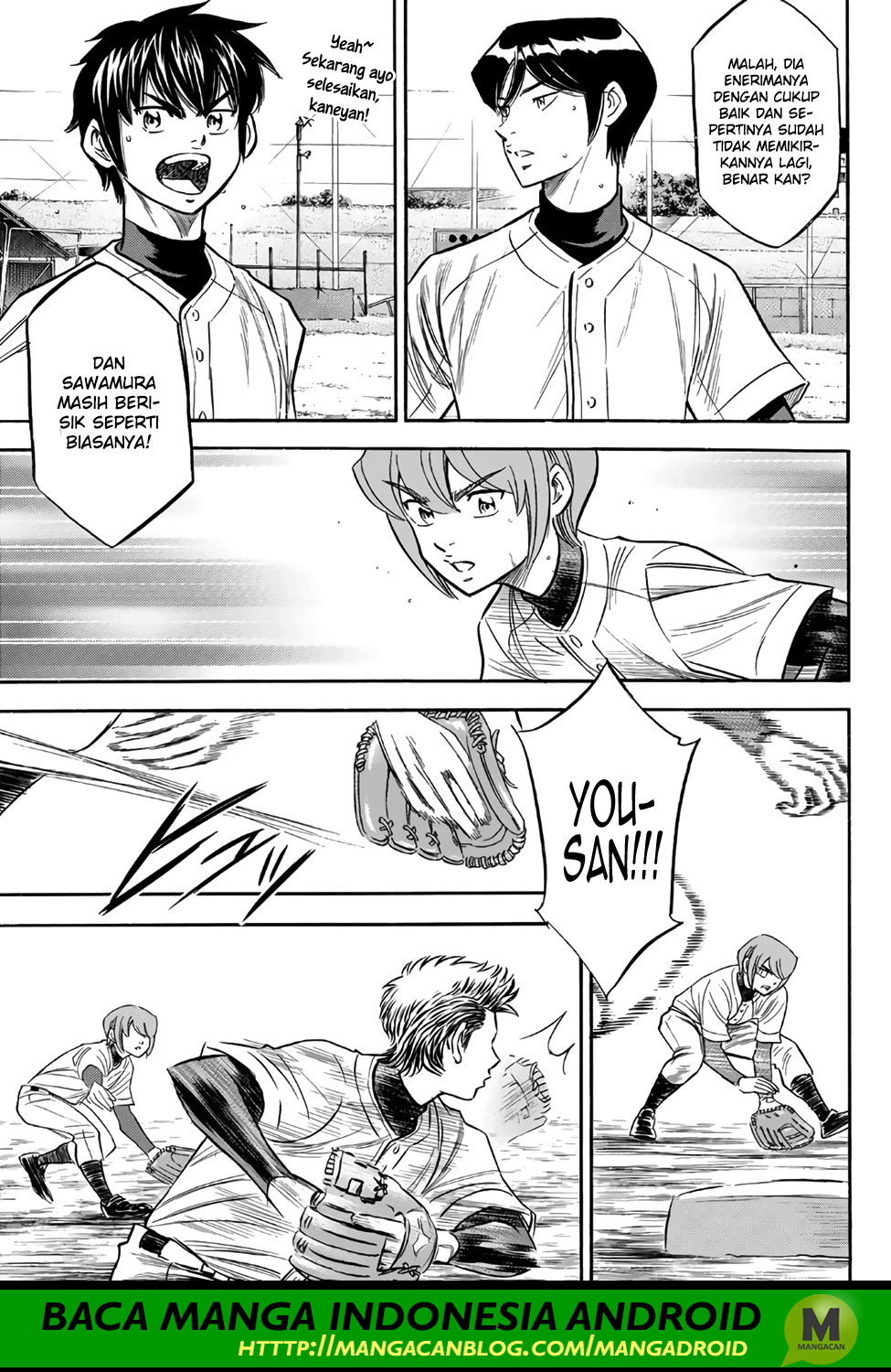 Diamond no Ace Act 2 Bab 144 halaman 9