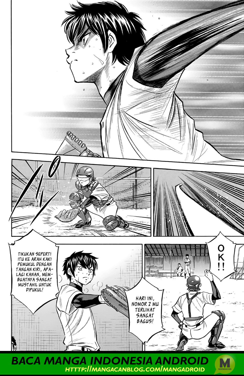 Diamond no Ace Act 2 Bab 144 halaman 14