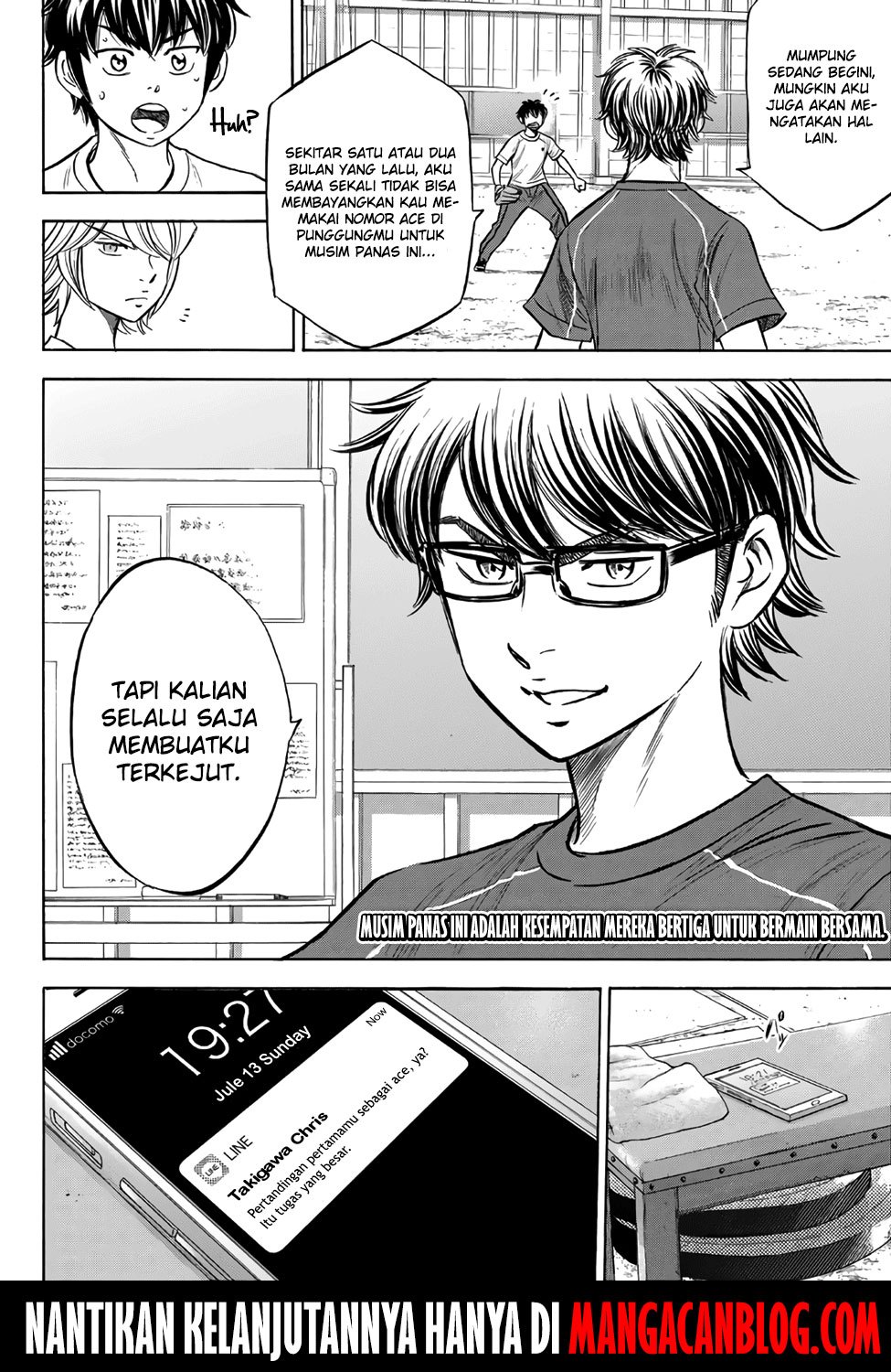 Diamond no Ace Act 2 chapter 145 halaman 20