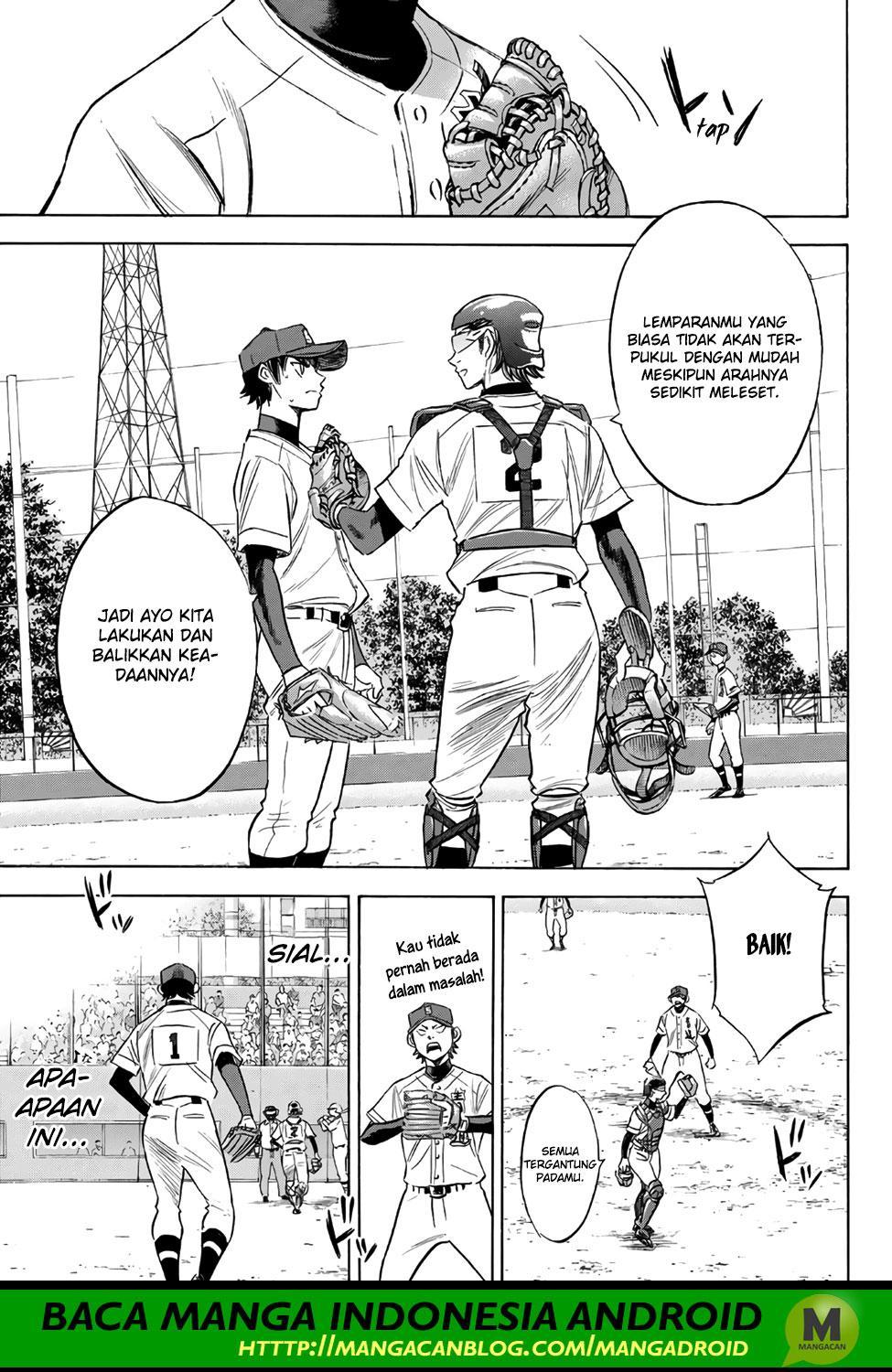 Diamond no Ace Act 2 Bab 148 halaman 9
