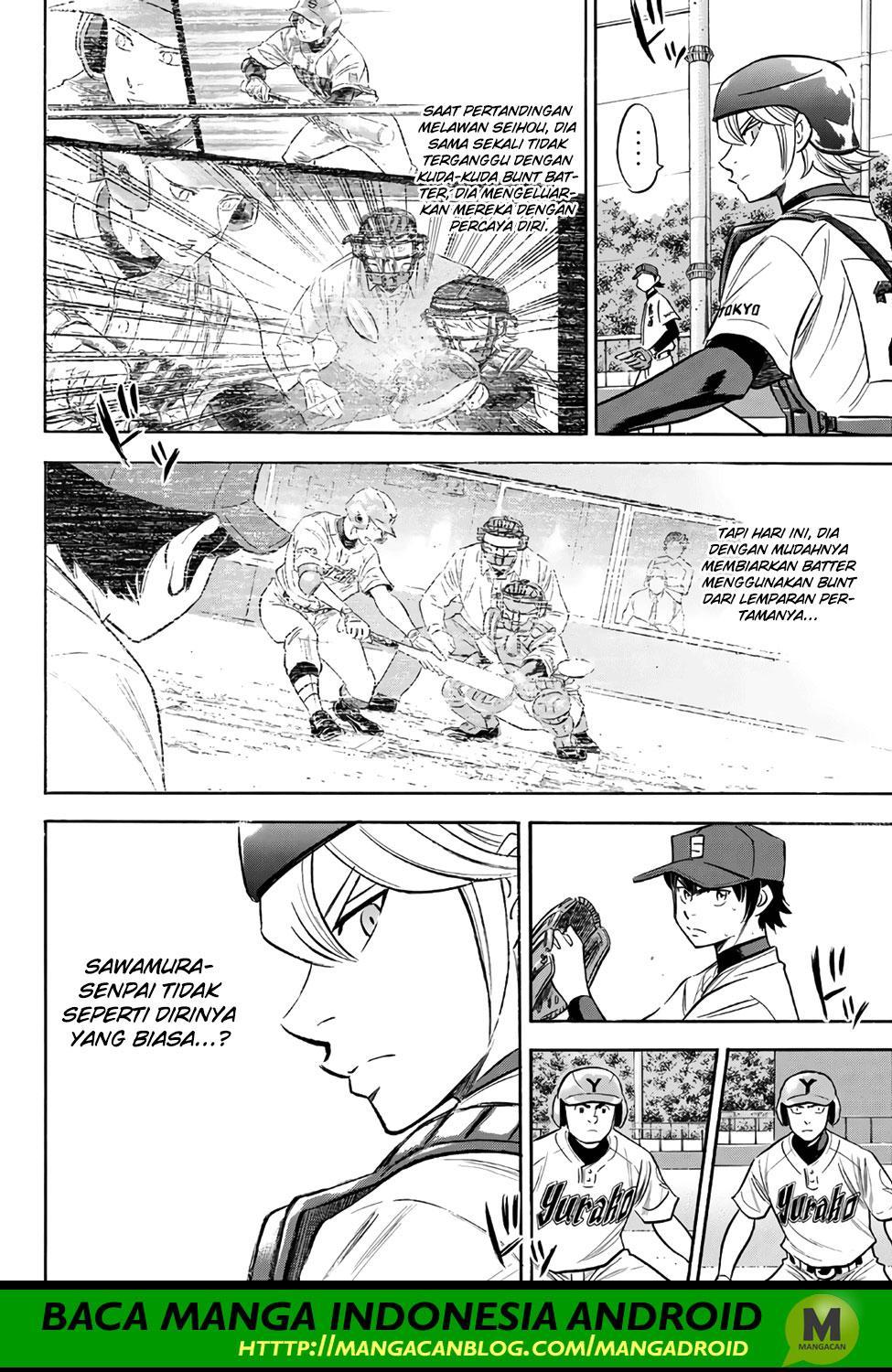 Diamond no Ace Act 2 Bab 148 halaman 14