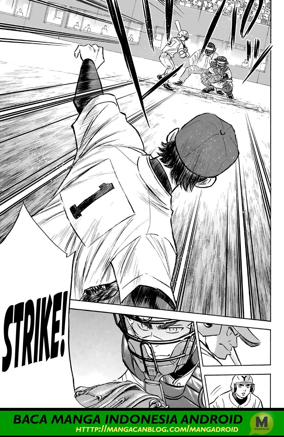 Diamond no Ace Act 2 Bab 149 halaman 9