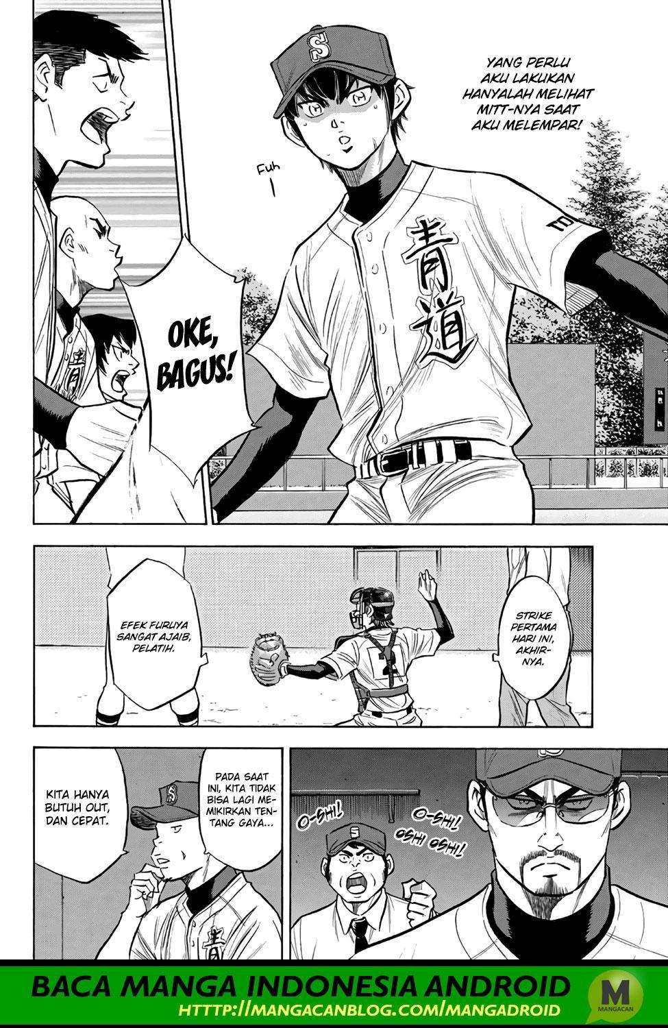Diamond no Ace Act 2 Bab 149 halaman 10