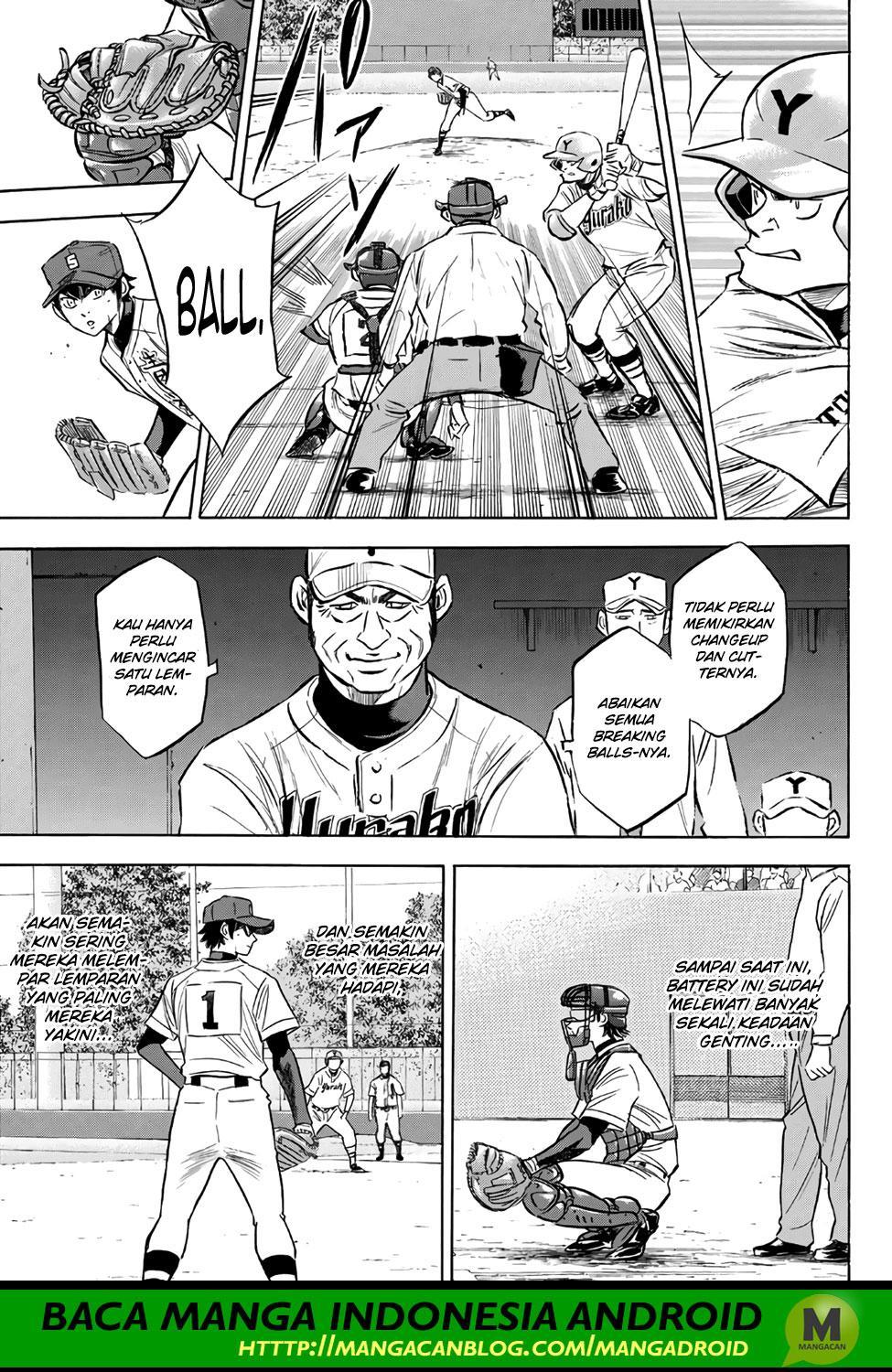 Diamond no Ace Act 2 Bab 149 halaman 11