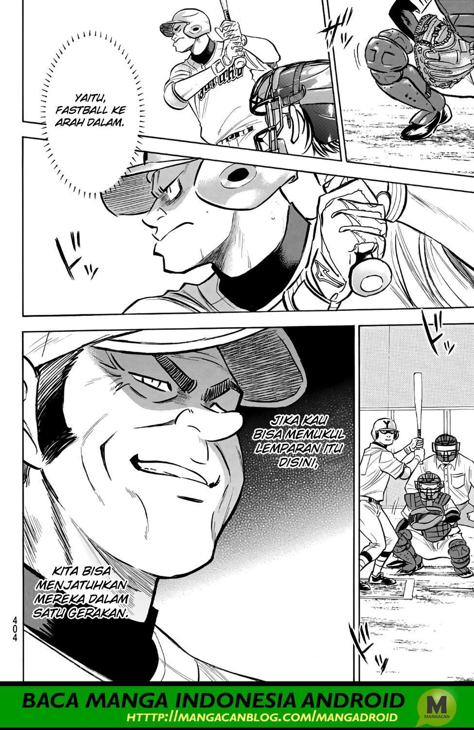 Diamond no Ace Act 2 Bab 149 halaman 12