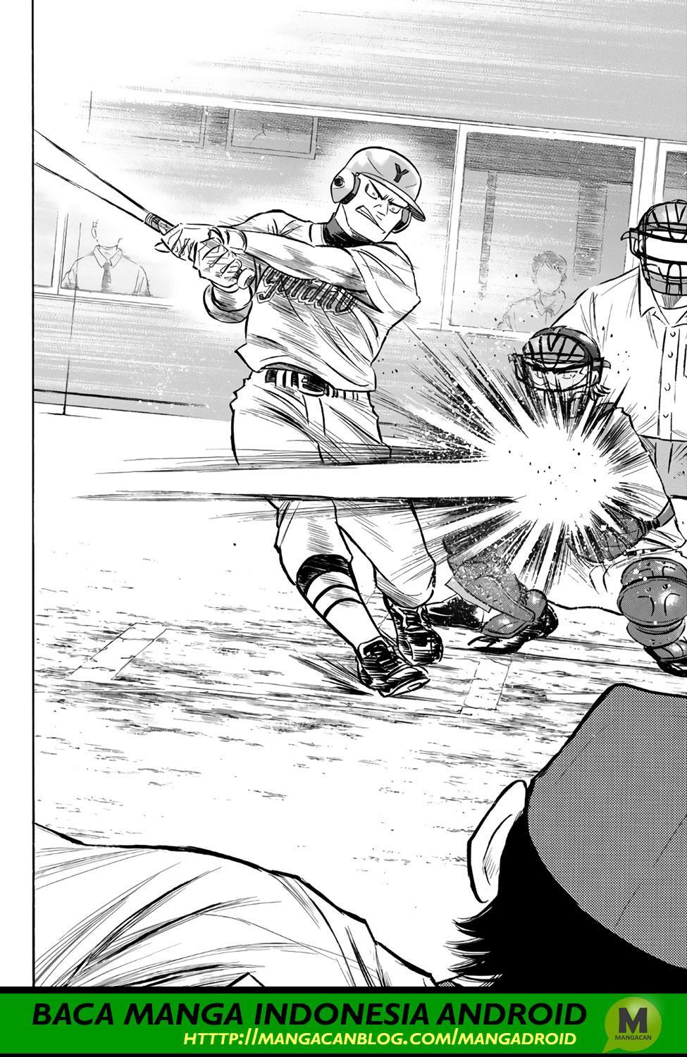 Diamond no Ace Act 2 Bab 149 halaman 14