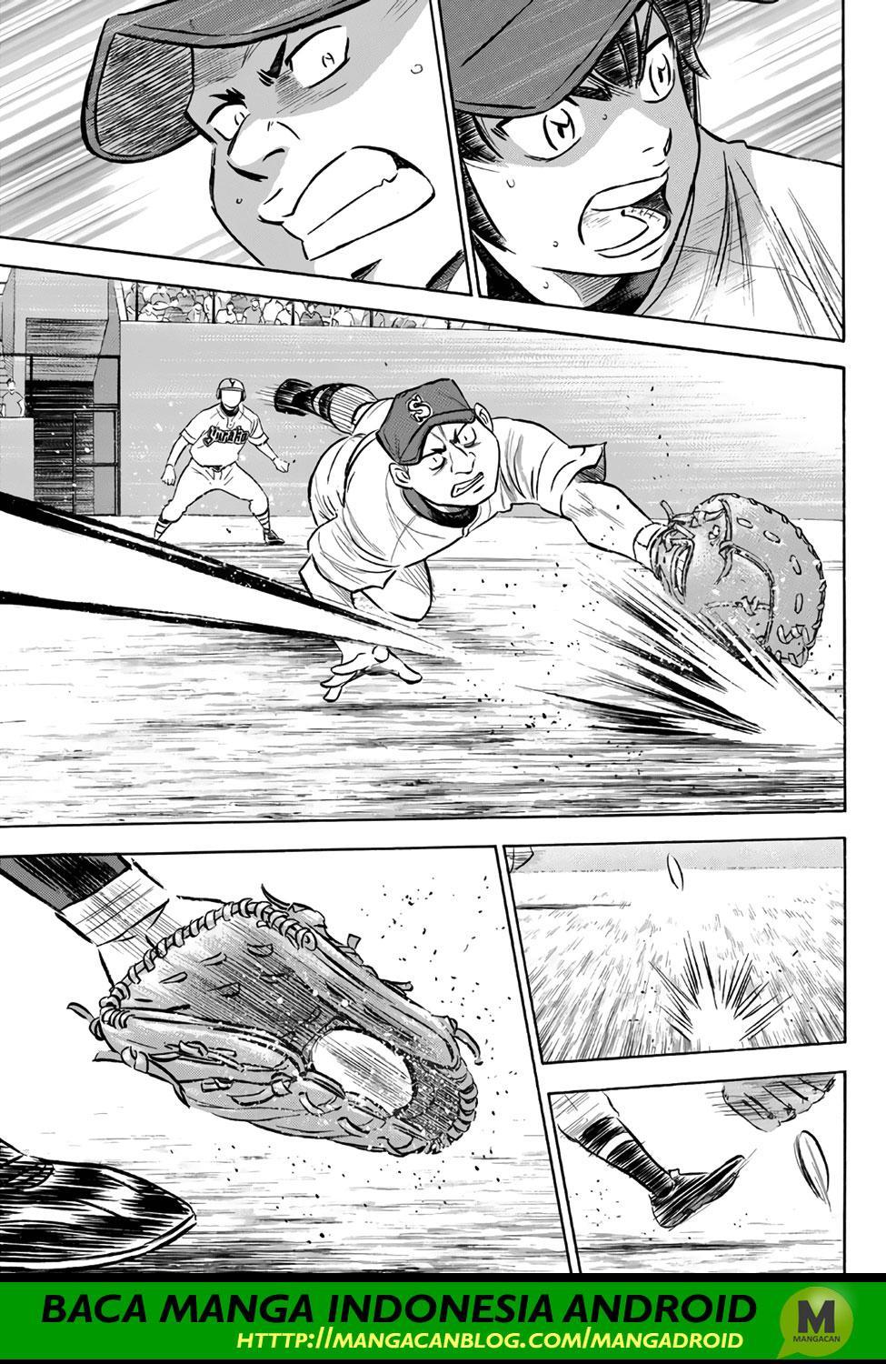 Diamond no Ace Act 2 Bab 149 halaman 15