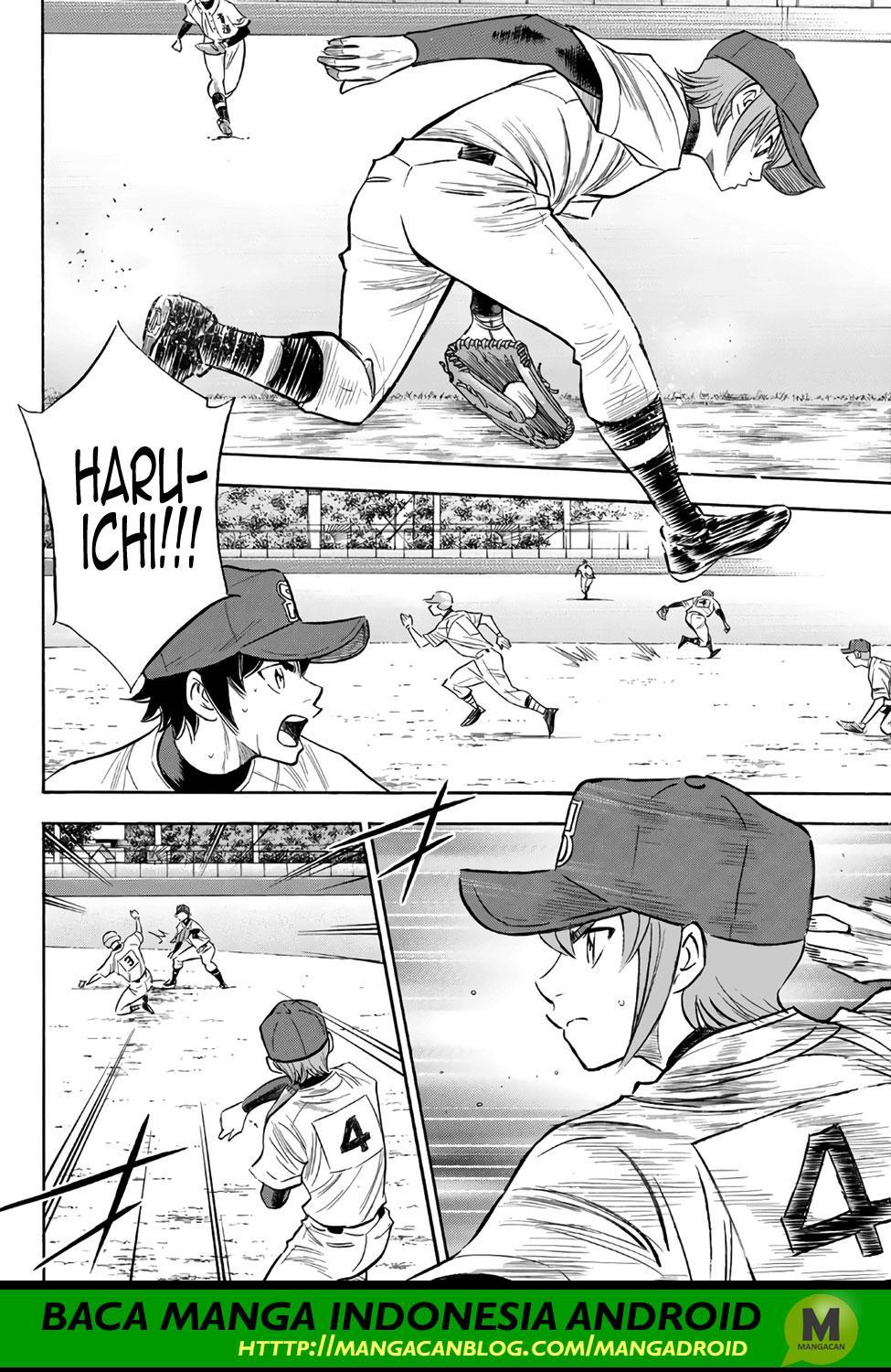 Diamond no Ace Act 2 Bab 149 halaman 16