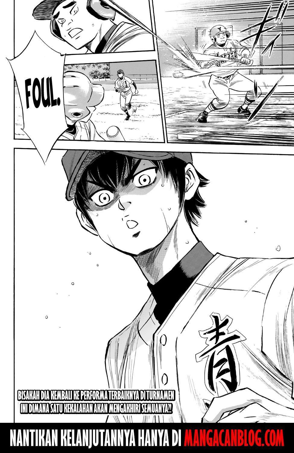 Diamond no Ace Act 2 Bab 149 halaman 22