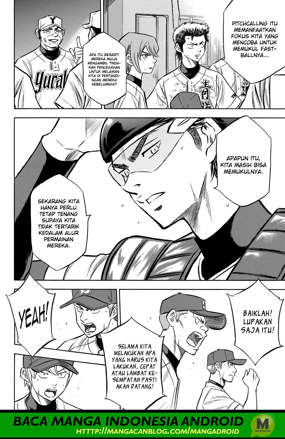 Diamond no Ace Act 2 chapter 153 halaman 14