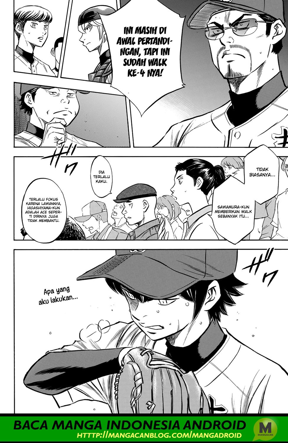 Diamond no Ace Act 2 chapter 153 halaman 17