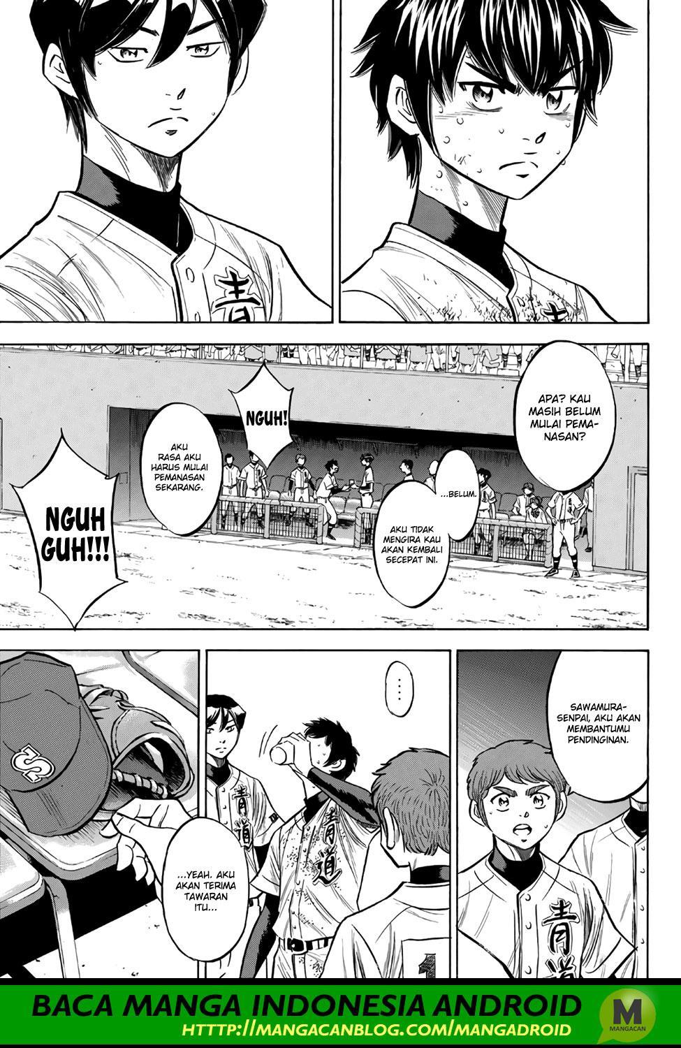 Diamond no Ace Act 2 Bab 154 halaman 8