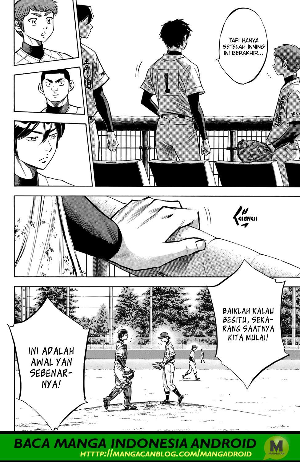 Diamond no Ace Act 2 Bab 154 halaman 9