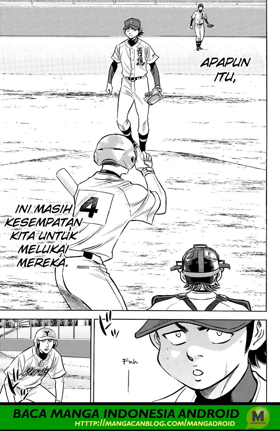 Diamond no Ace Act 2 Bab 154 halaman 14