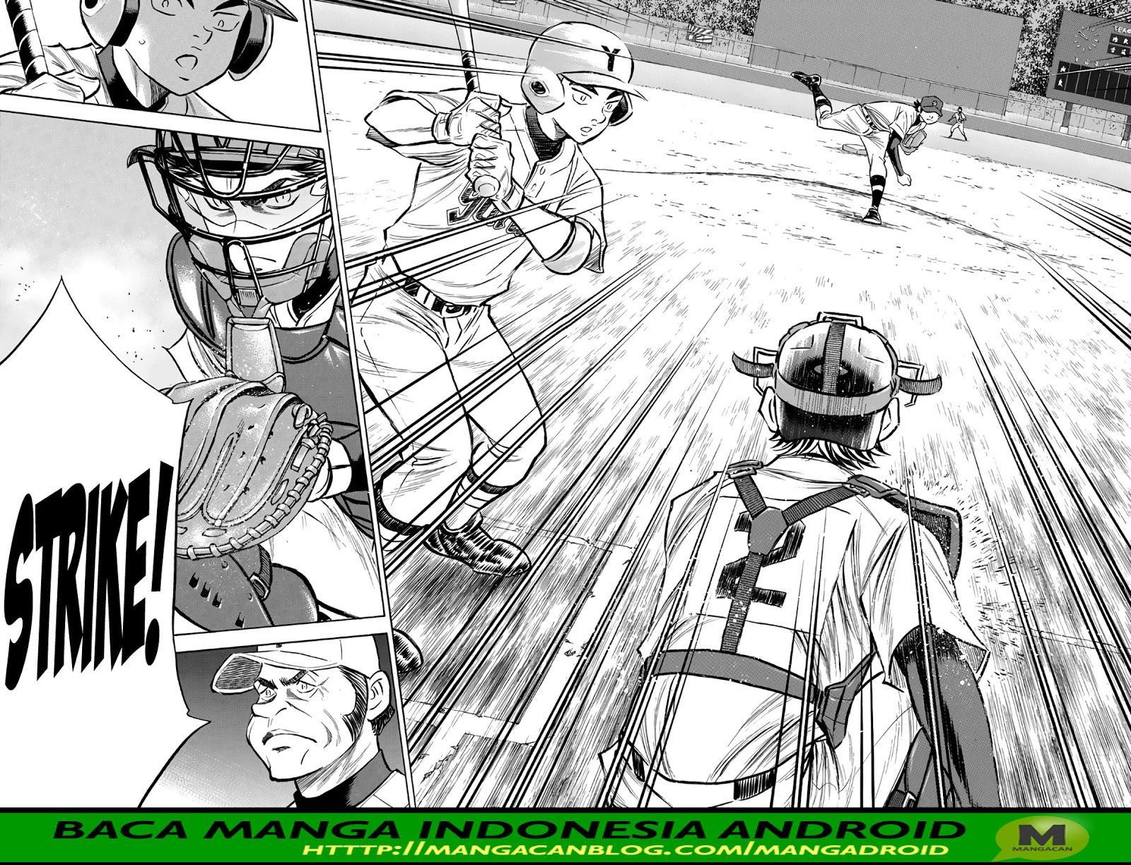 Diamond no Ace Act 2 Bab 154 halaman 17