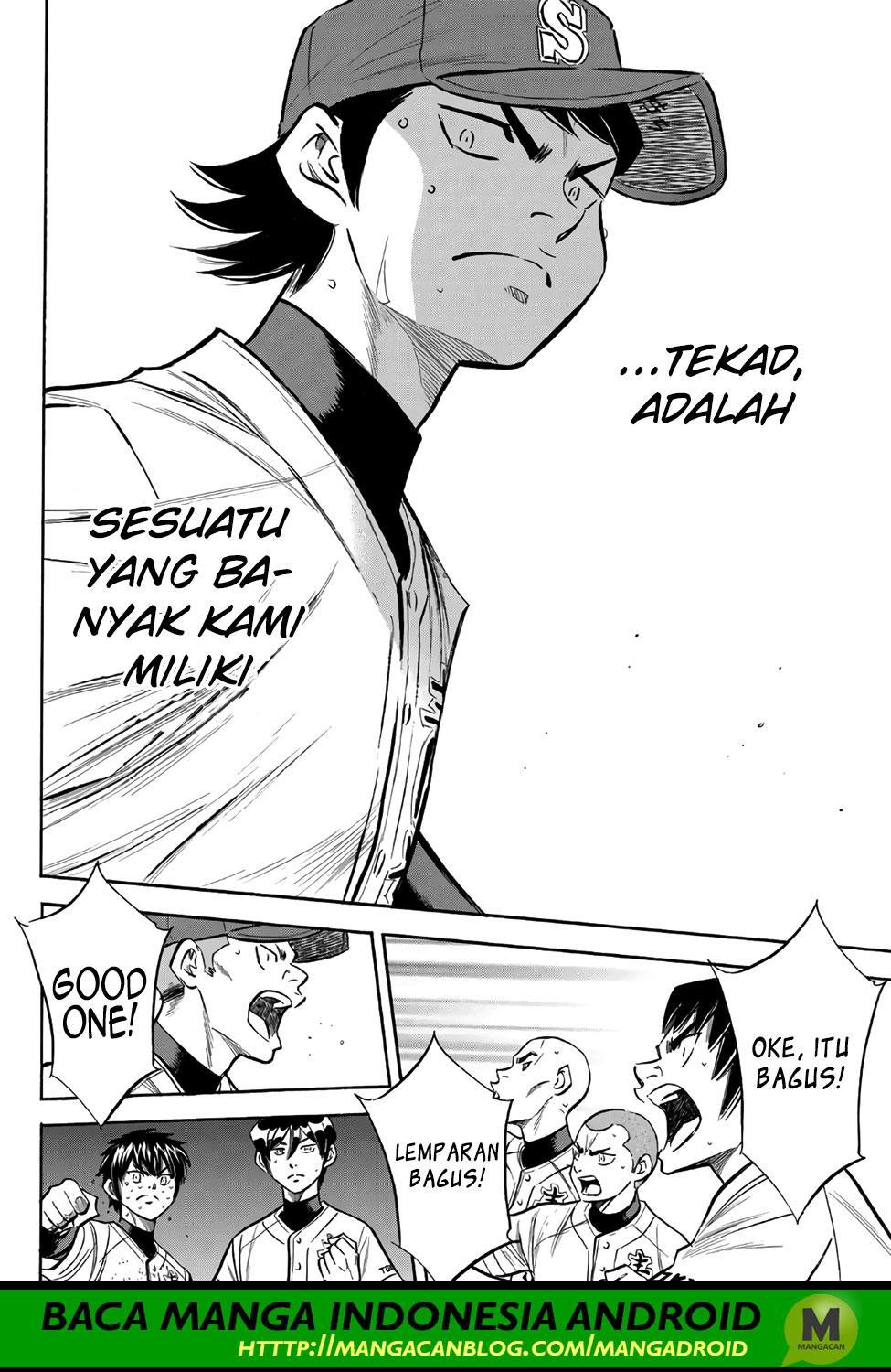 Diamond no Ace Act 2 Bab 154 halaman 18