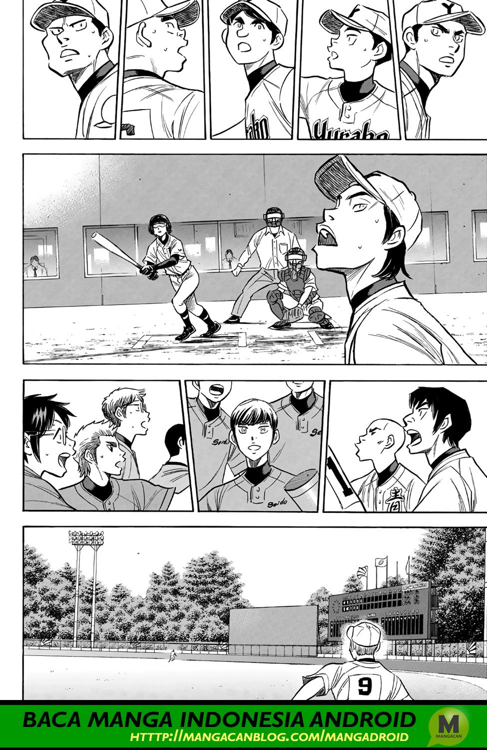 Diamond no Ace Act 2 Bab 155 halaman 17