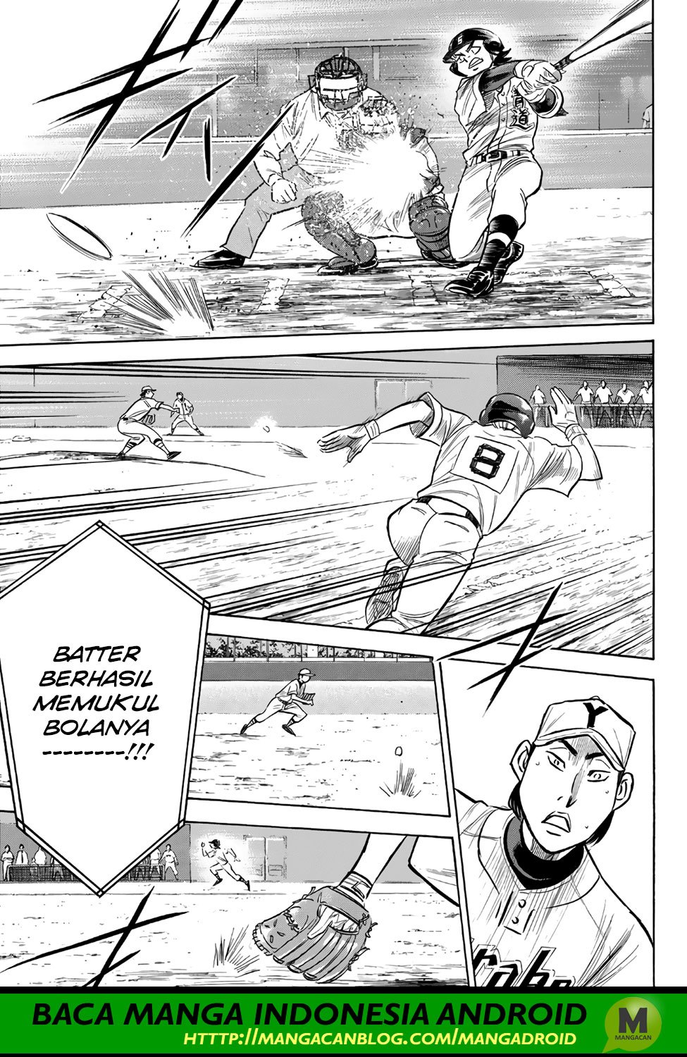 Diamond no Ace Act 2 Bab 156 halaman 19