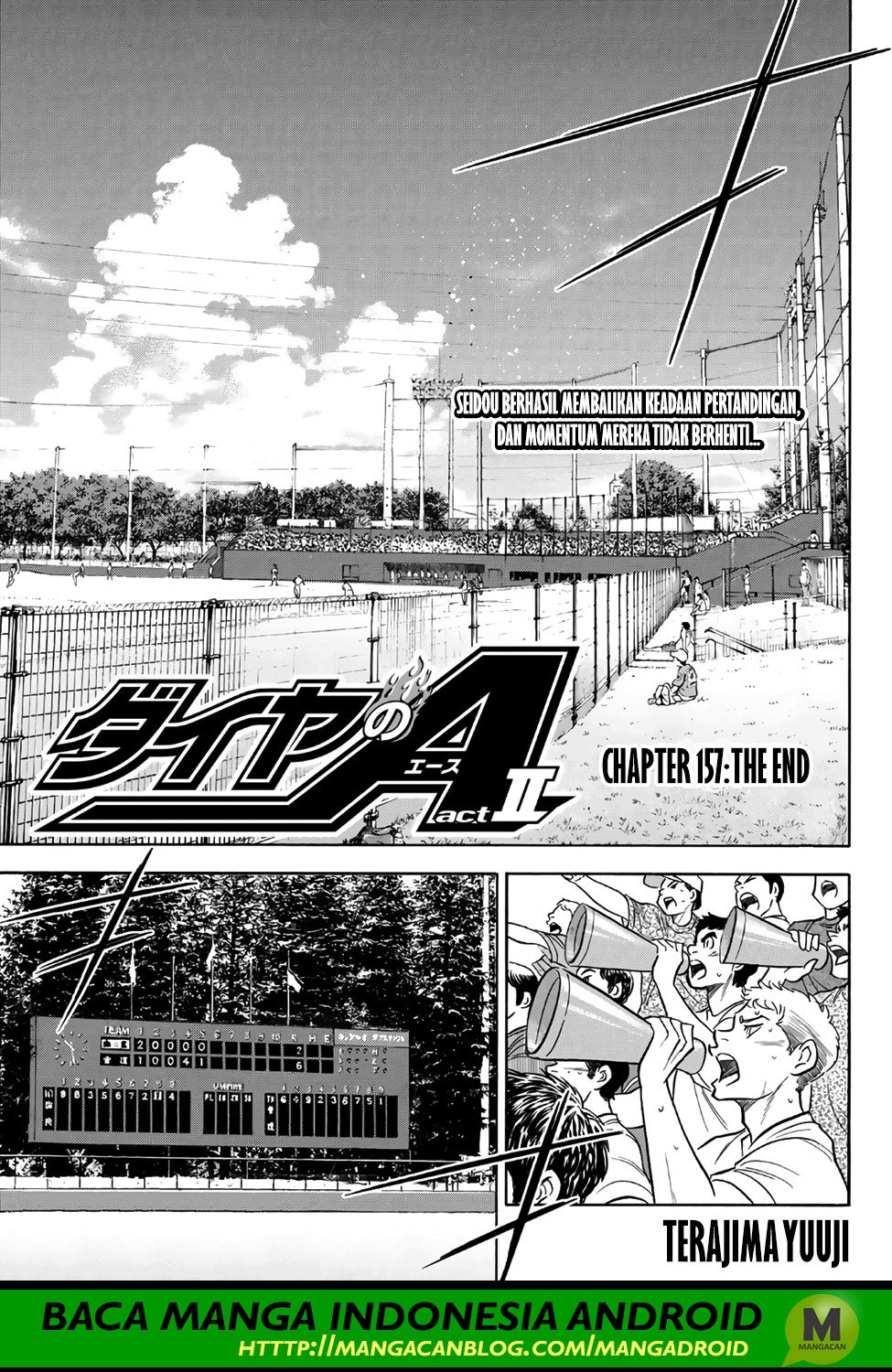 Diamond no Ace Act 2 chapter 157 halaman 1
