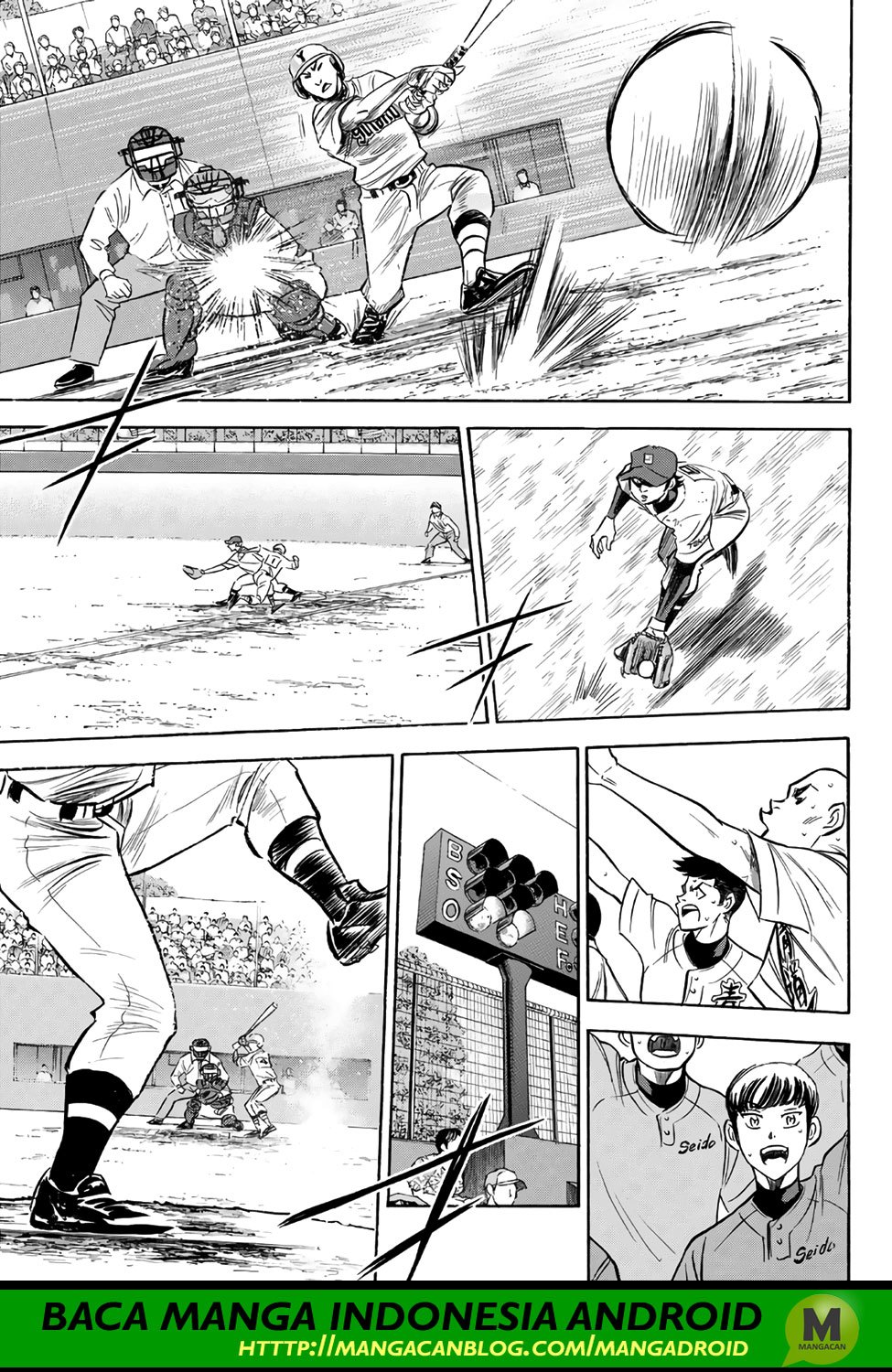 Diamond no Ace Act 2 chapter 157 halaman 3