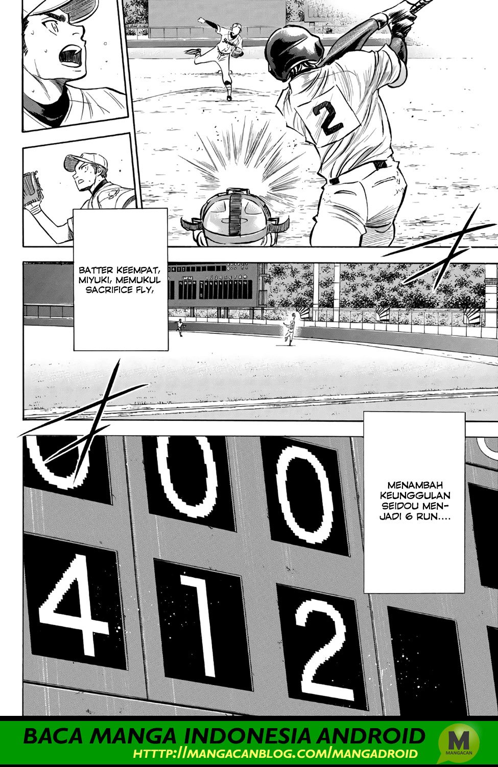 Diamond no Ace Act 2 chapter 157 halaman 14