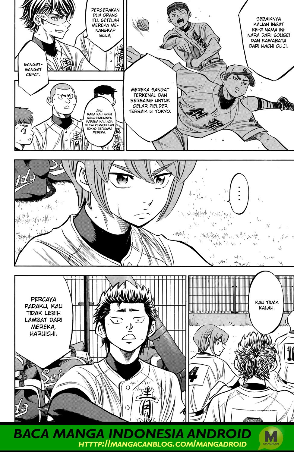 Diamond no Ace Act 2 Bab 158 halaman 14