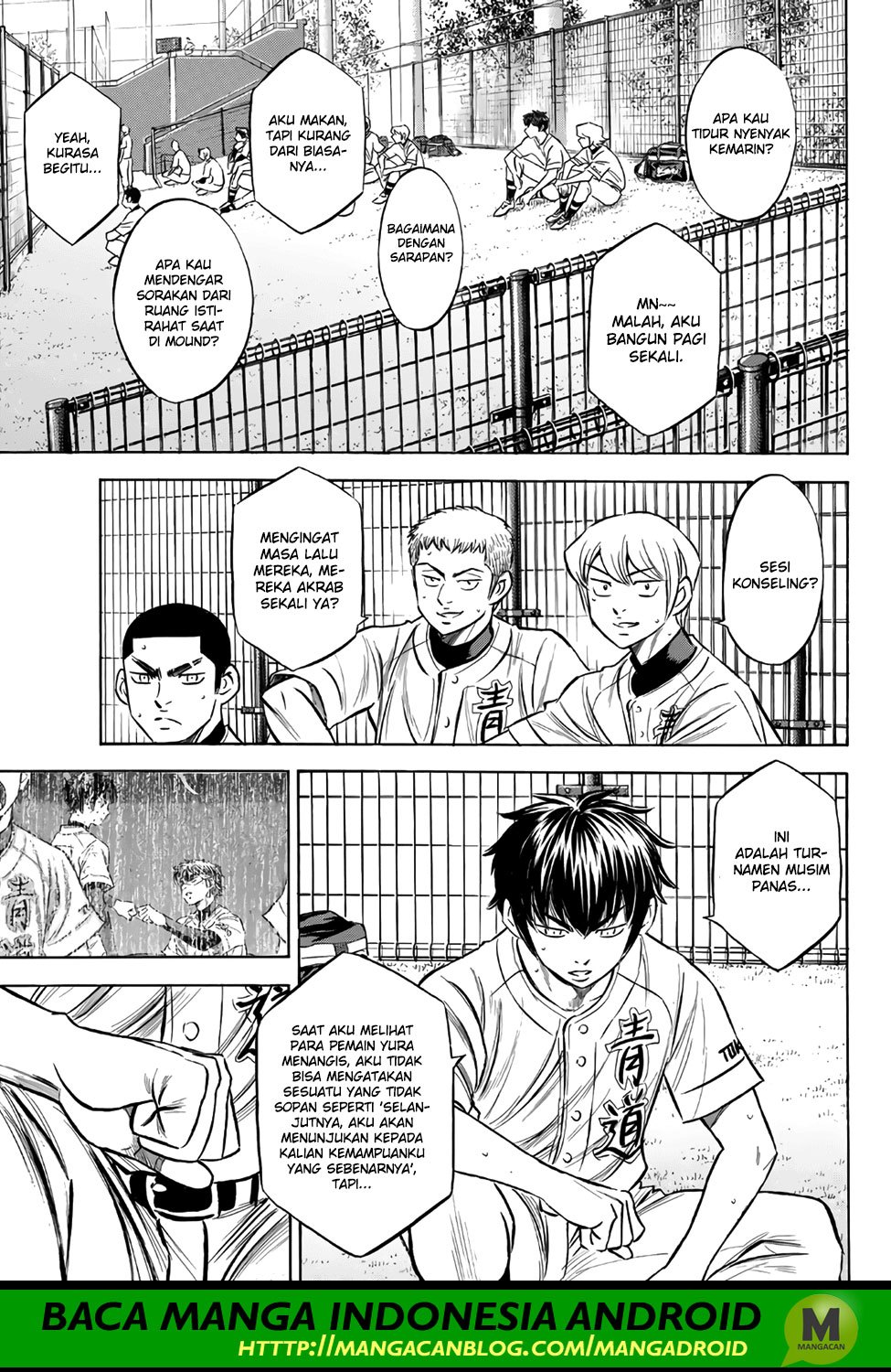 Diamond no Ace Act 2 Bab 158 halaman 19