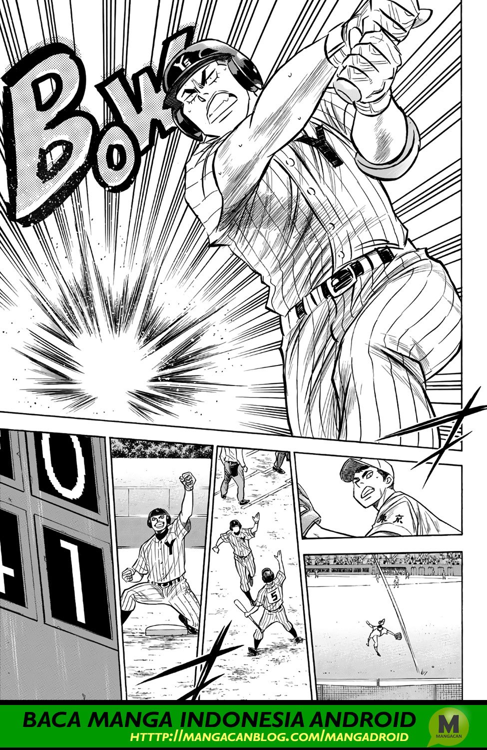 Diamond no Ace Act 2 Bab 160 halaman 3
