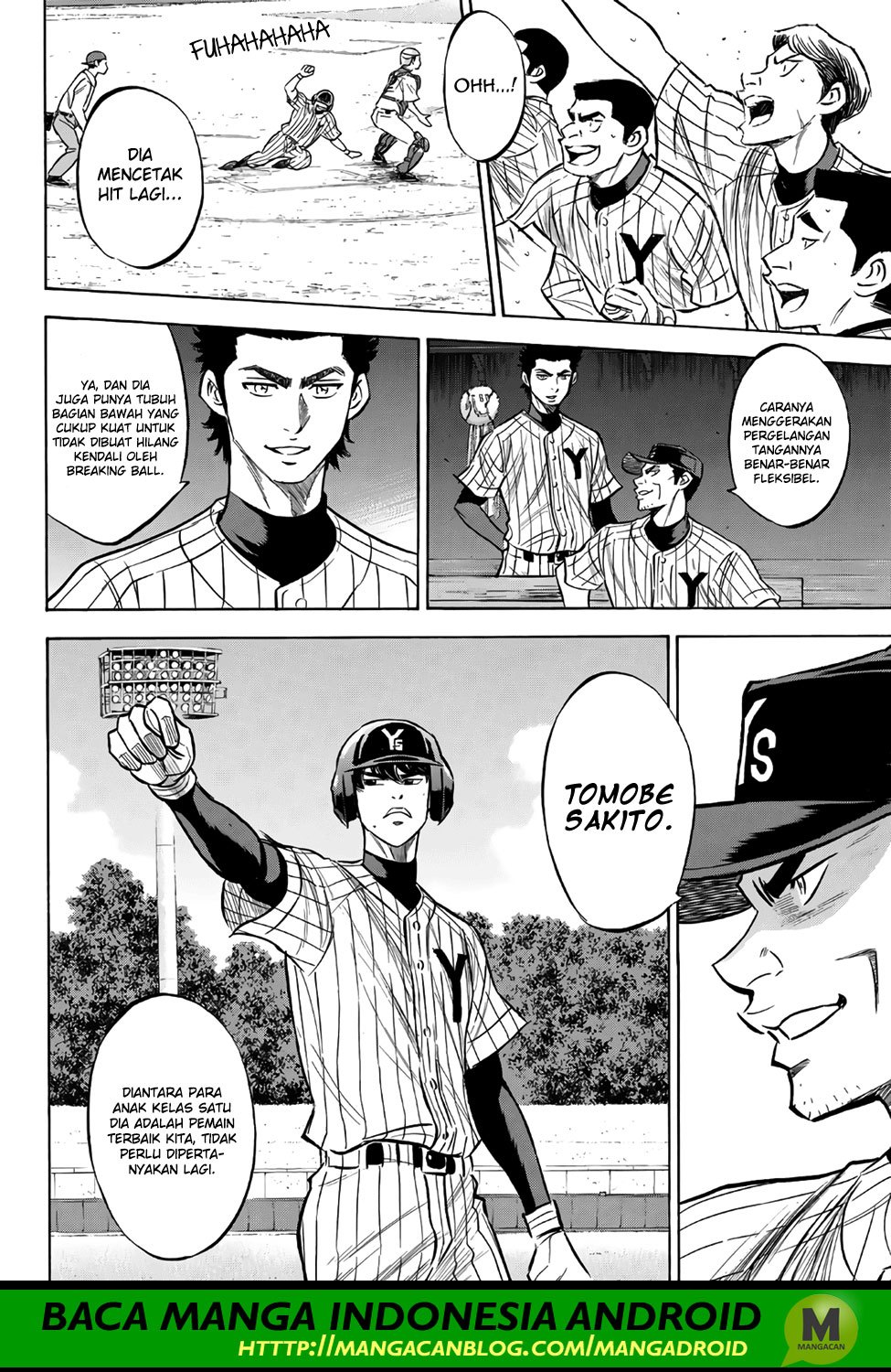 Diamond no Ace Act 2 Bab 160 halaman 8