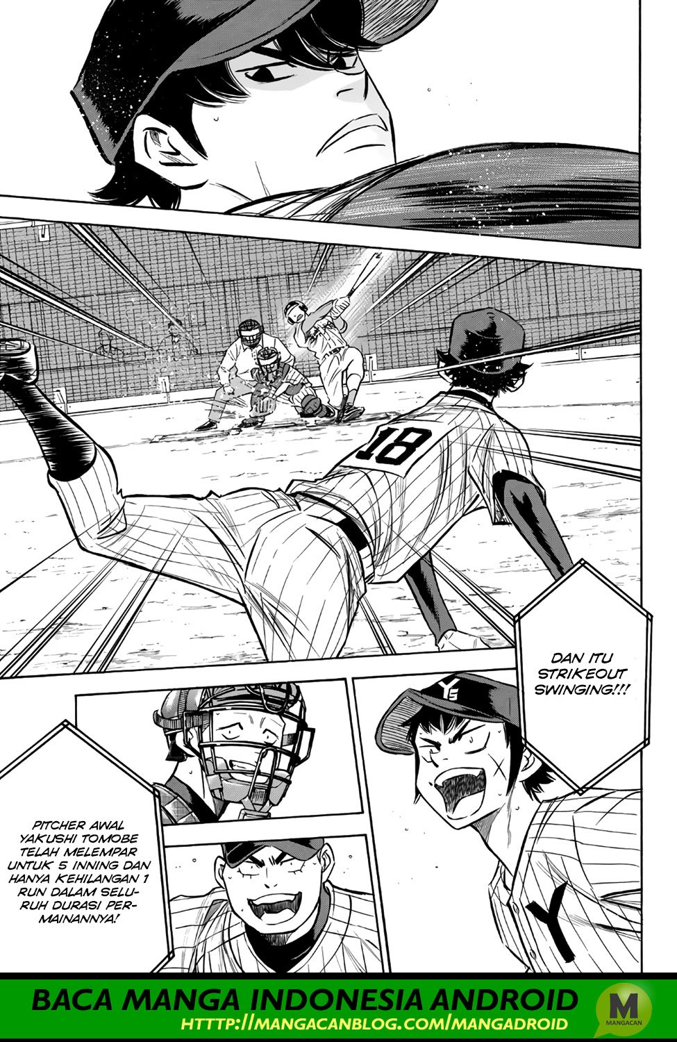 Diamond no Ace Act 2 Bab 160 halaman 11