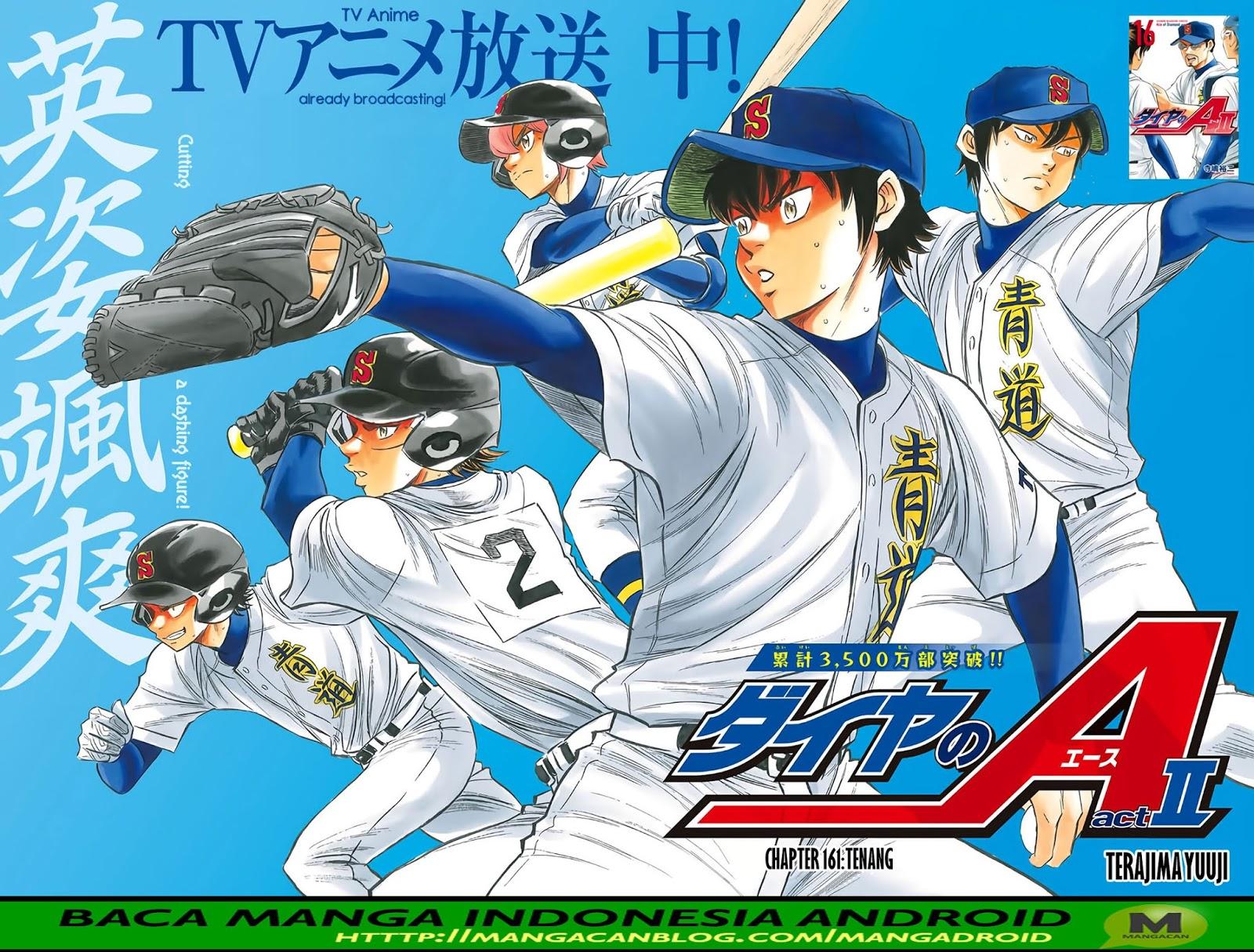 Diamond no Ace Act 2 Bab 161 halaman 2