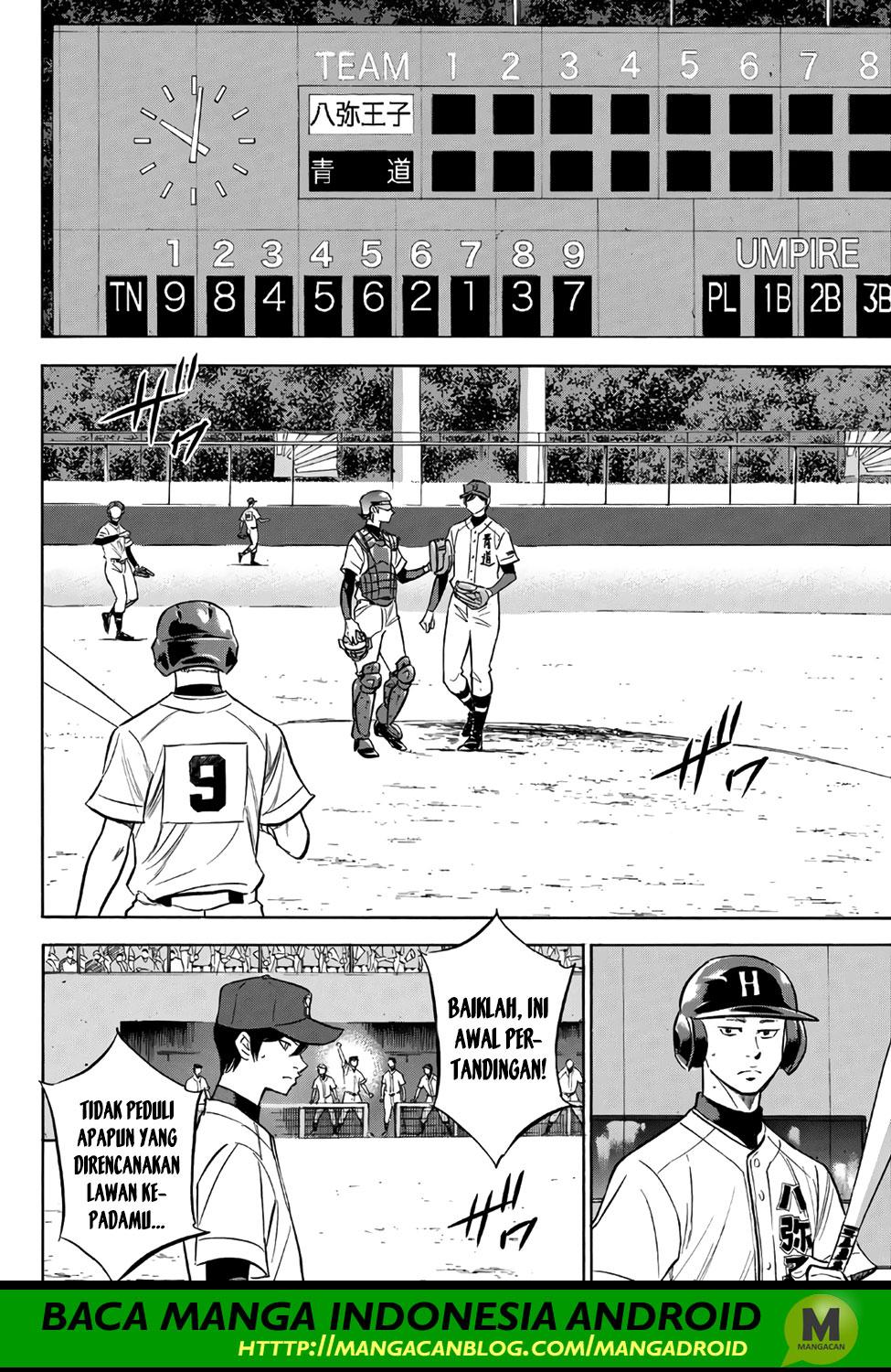 Diamond no Ace Act 2 Bab 161 halaman 15