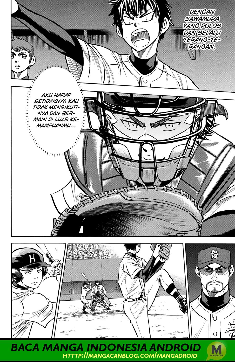 Diamond no Ace Act 2 Bab 161 halaman 19